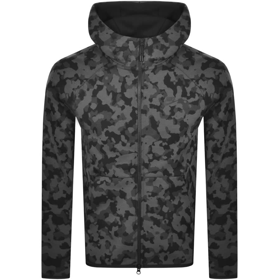 Alternative Image for ProductNike Full Zip Logo Hoodie Grey1